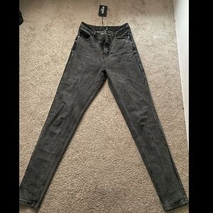 Missguided Tall Riot High Waisted Mom Washed